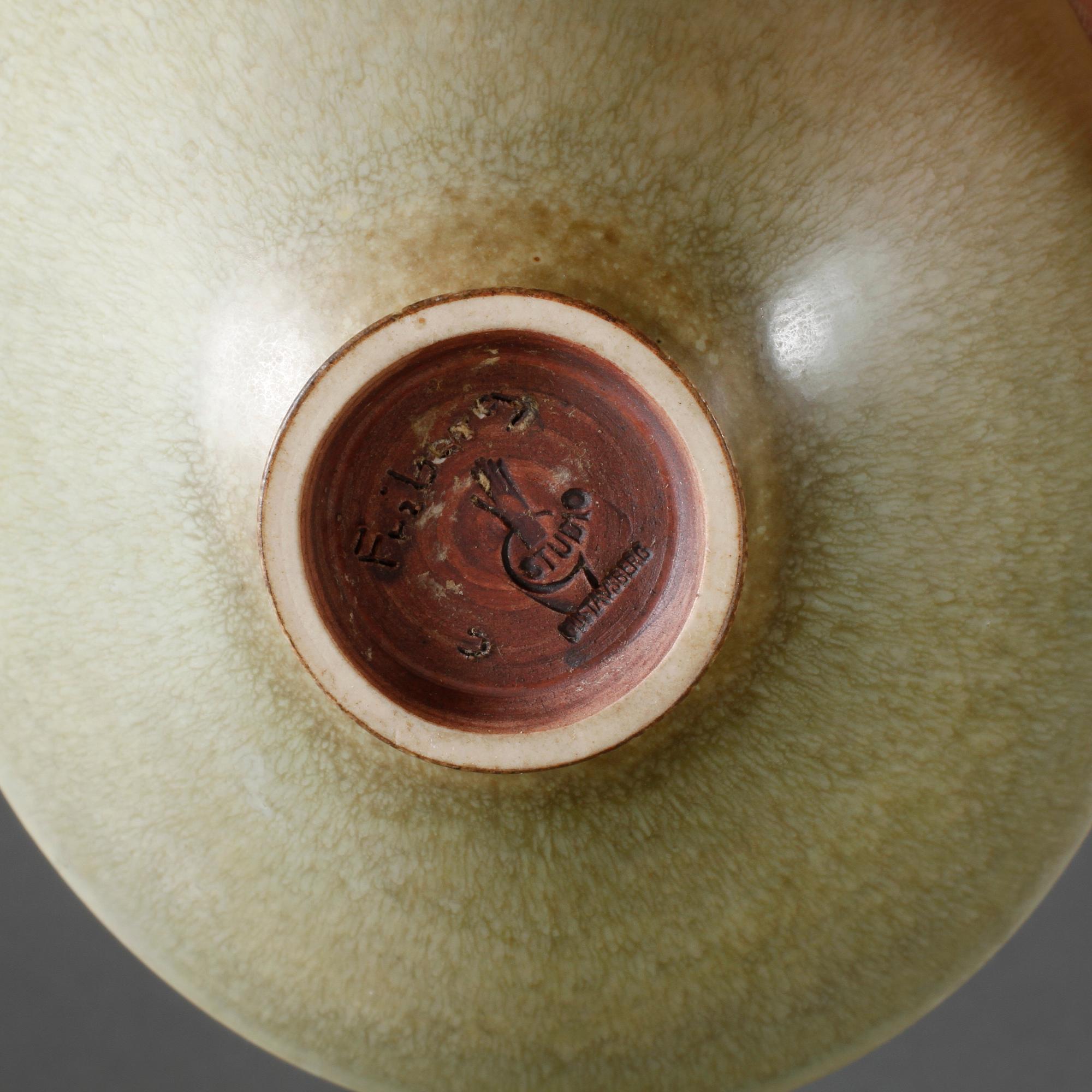 SKÅL, stengods, Berndt Friberg, Gustavsbergs studio, 1900-talets tredje kvartal.