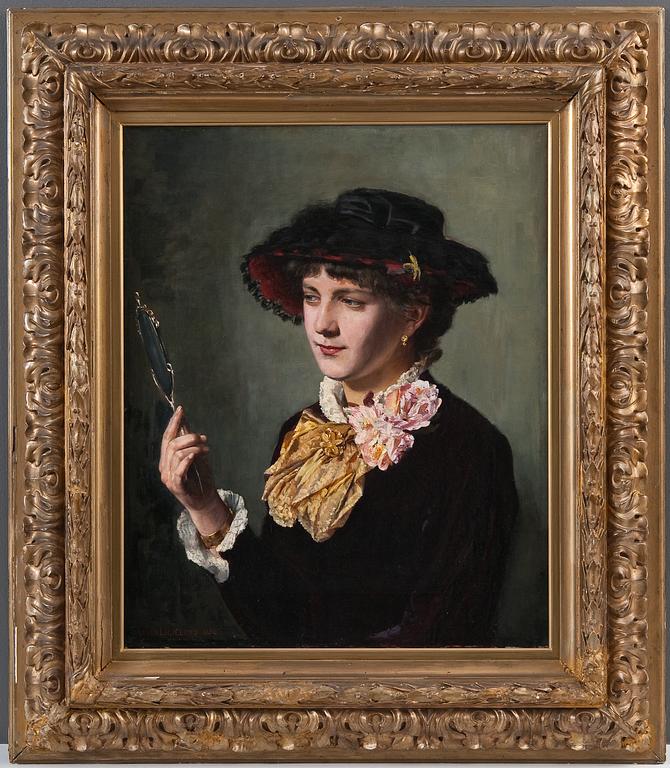 Arvid Liljelund, "ETT FRUNTIMMER MED SPEGEL".