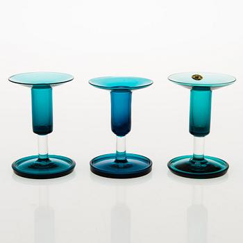 NANNY STILL 10-piece Harlekiini glassware set, Riihimäen Lasi Oy, 1959-69.