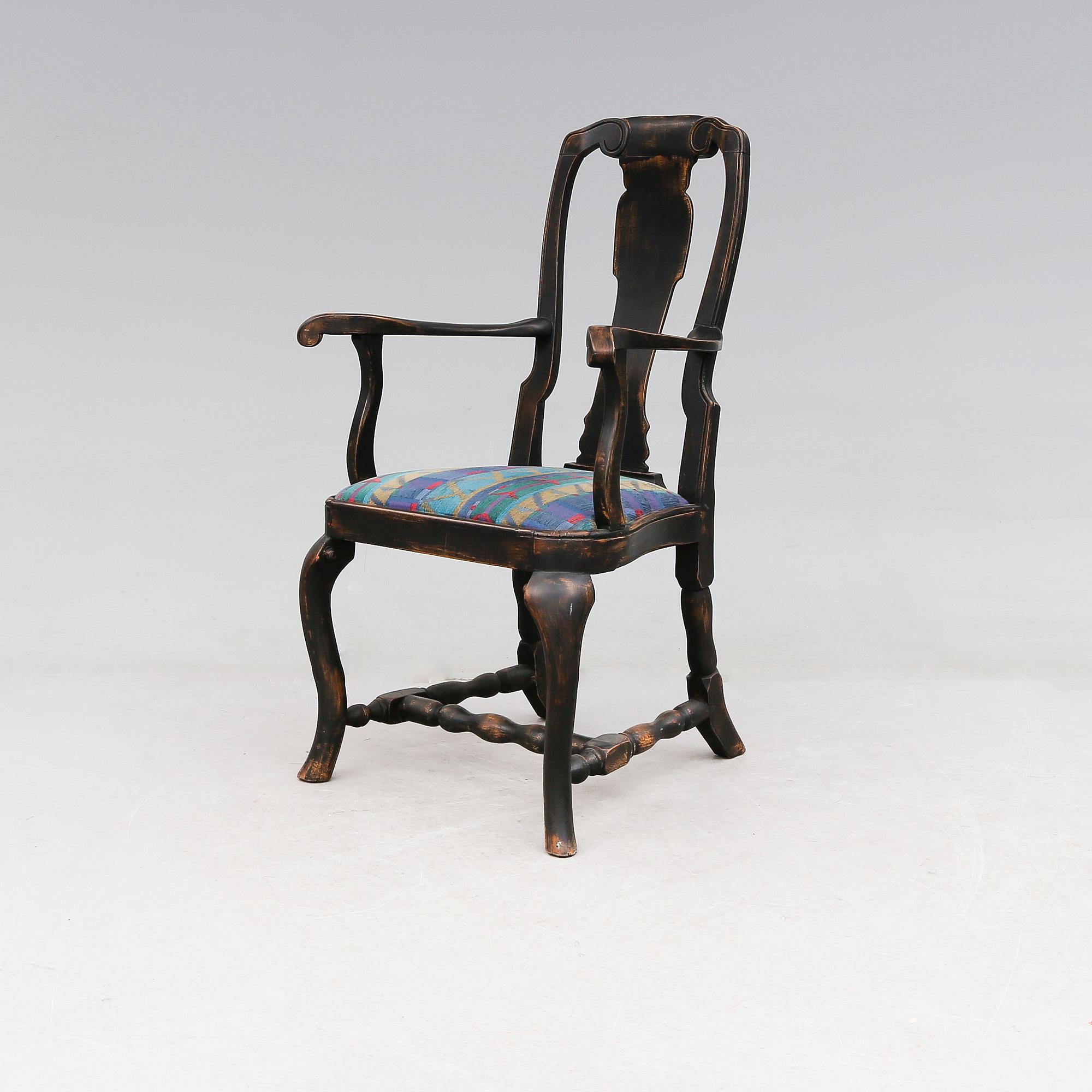 SKRIVSTOL, senbarock, 1700-tal.
