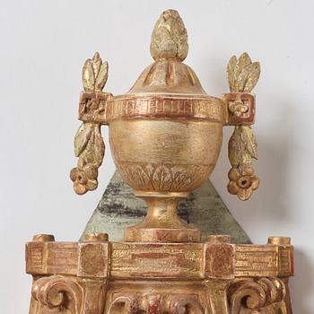Väggpendyl, av Olof Ljungdahl, (verksam i Stockholm 1775-1780), Gustaviansk.