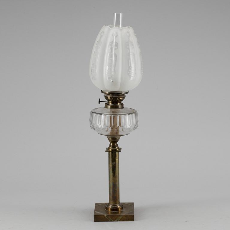 FOTOGENLAMPA, mässing, 1900-talets början.