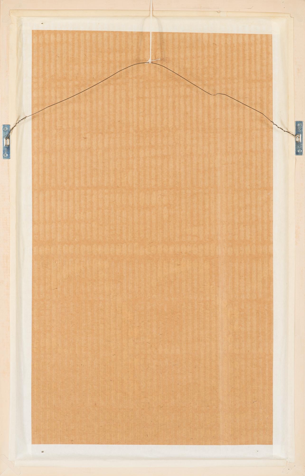 Epp Maria Kokamägi, mixed media on paper, signed and dated 1991.