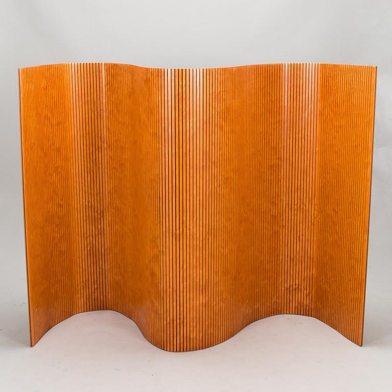 A wooden 'Sebastian' screen/room divider, Martela, Finland.