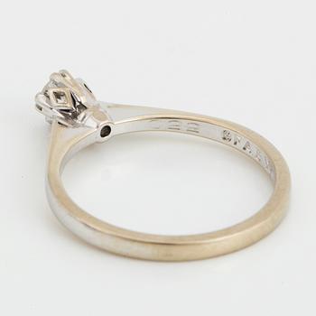 RING, med briljantslipad diamant 0.22 ct enligt gravyr.