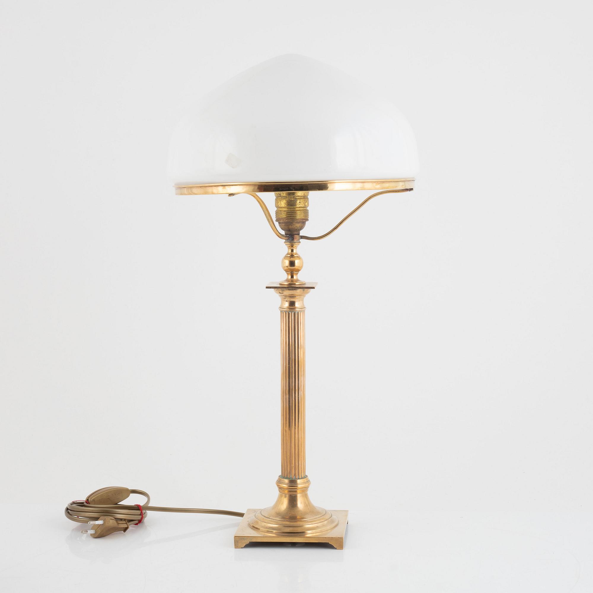 Table lamp, Skultuna, second half of the 20th century.
