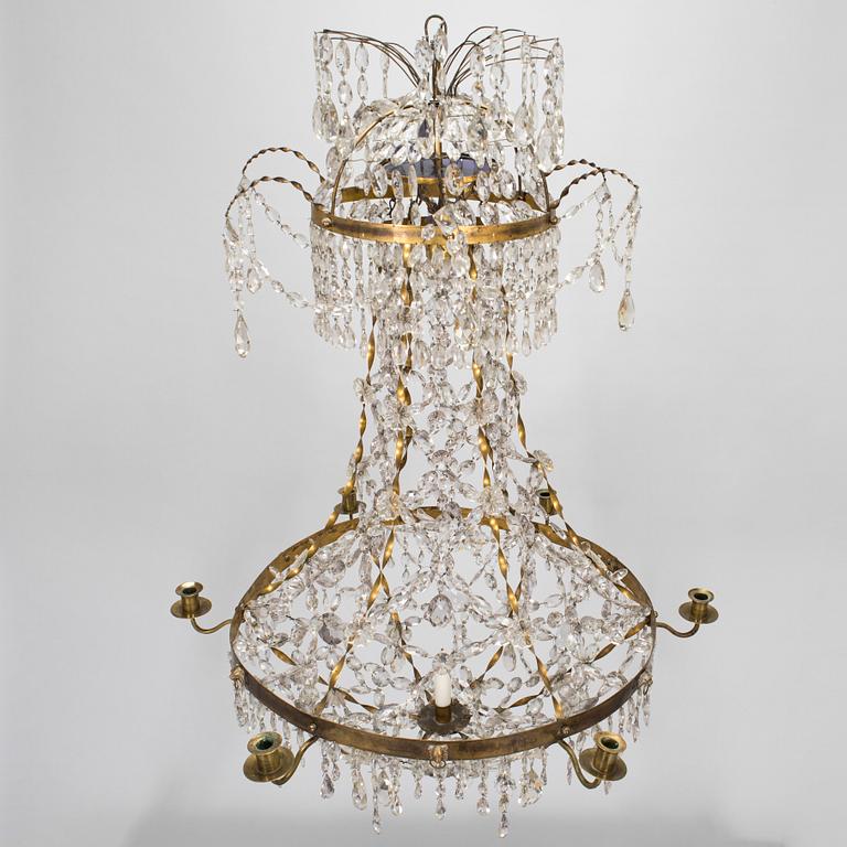 Takkrona, gustaviansk stil, 1800-talets senare hälft.