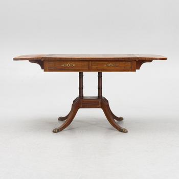 Klaffbord, mahogny, 1800-tal.