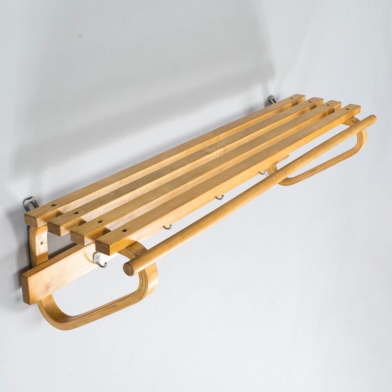 Alvar Aalto, hatthylla/ klädhängare, modell 109, Artek, 1960-70-tal.