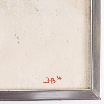 Henrik bager, oil on canvas, signed and dated 1986.