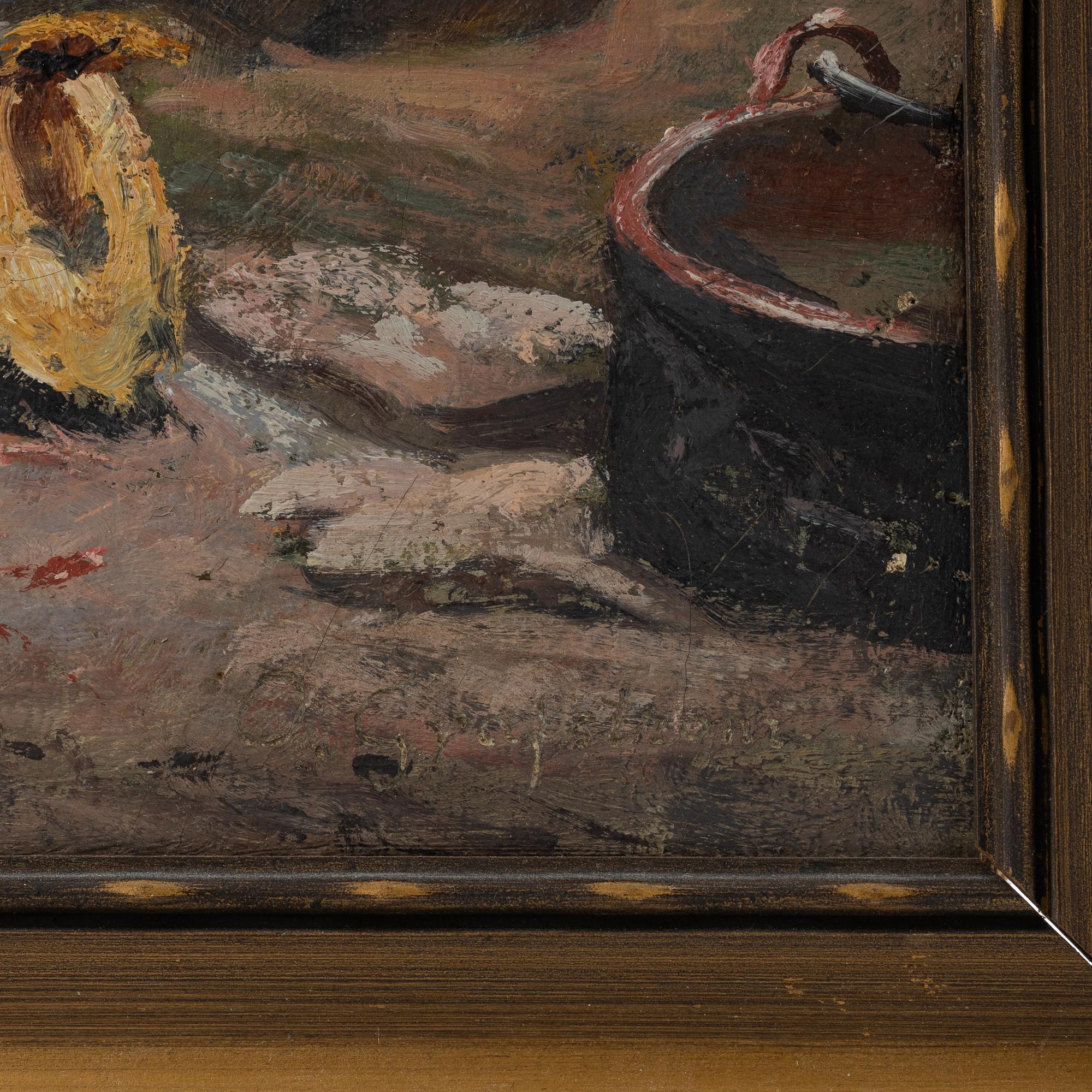 Jonas Olof Grafström, oil on canvas, signed.