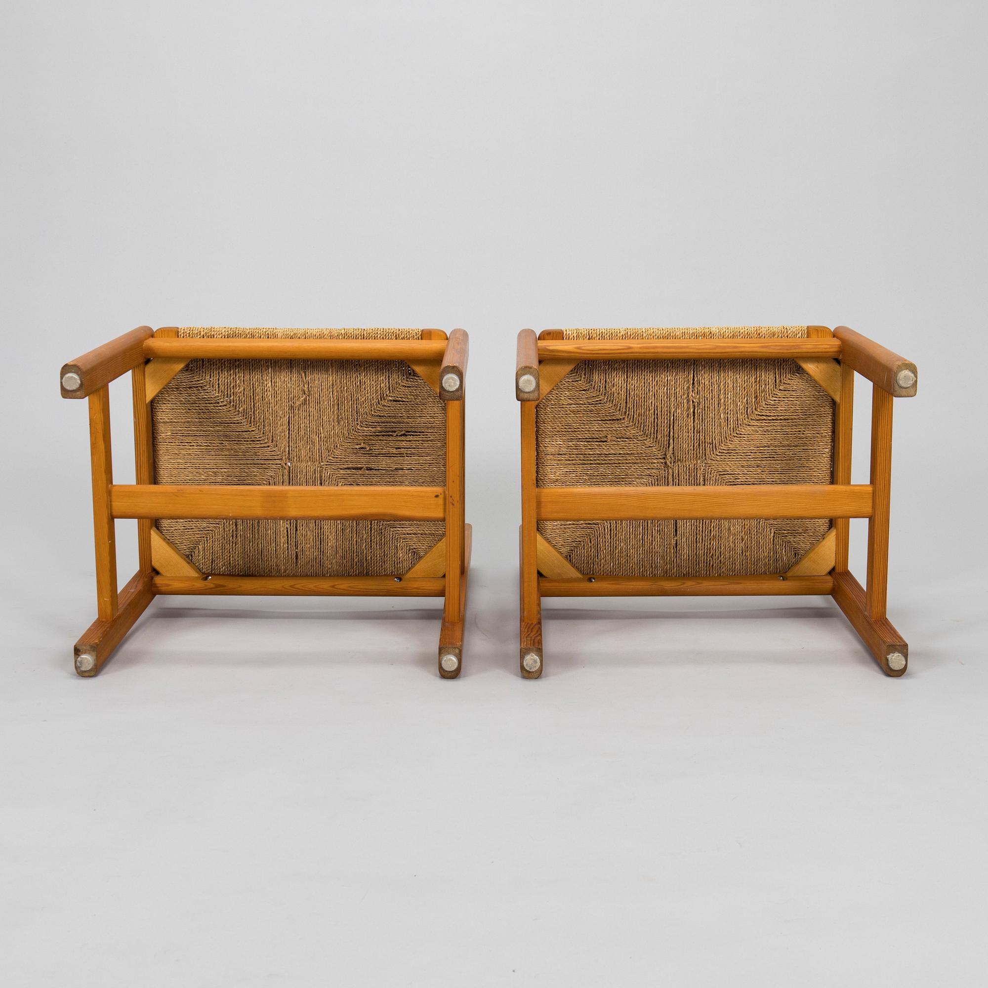 Børge Mogensen, an 'Asserbo' dining table and six chairs, Firma Karl Andersson & Söner.