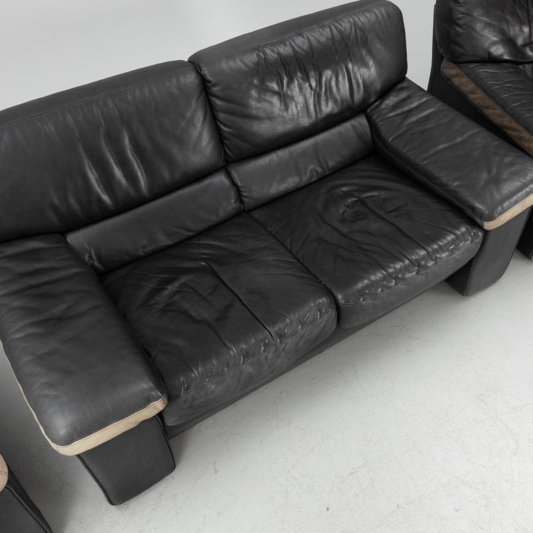 A pair of sofas and an armchair, Interface, Finland, late 20th century.