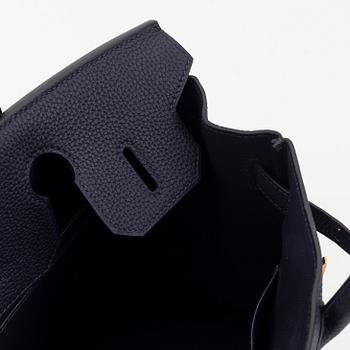 Hermès, a Bleu Nuit Togo leather 'Birkin 30' handbag, 2018.