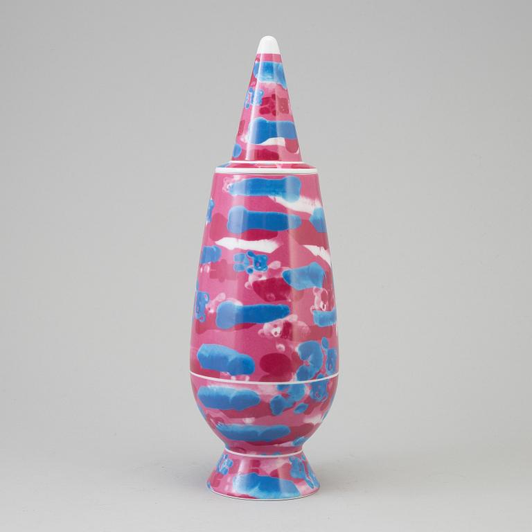 ALESSO MENDINI & ROBERT VENTURI, vase, modell "TAM80", "100% Make Up", nr 91, Alessi, 1992. Märkt 09099.
