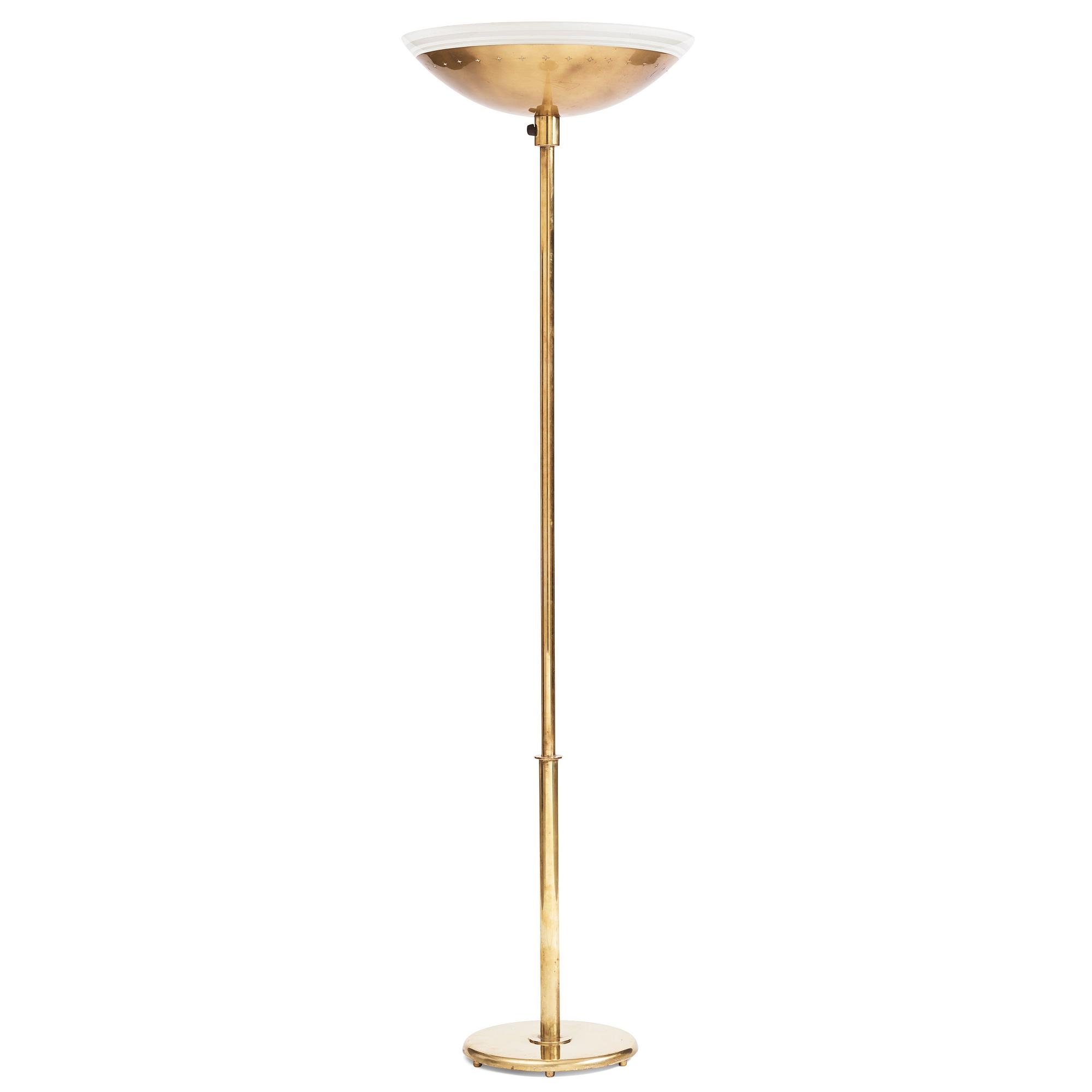Harald Notini, a floor lamp model "15250", Arvid Böhlmarks Lampfabrik, Stockholm 1940s.