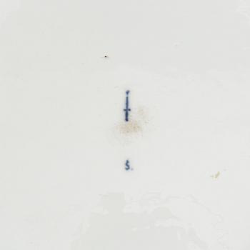 A pair of porcelain dishes, KPM, Berlin, late 18th century.