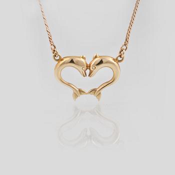 COLLIER, 14K guld. Vikt 6,5 gram.