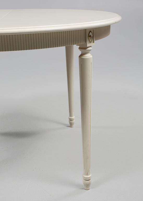 MATGRUPP, 5 delar, gustaviansk stil, 1900-talets andra hälft.