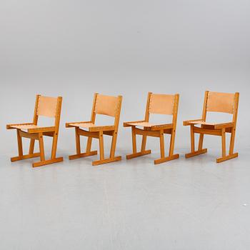 Four chairs by Svein Bjørneng for Bruksbo, Norway.