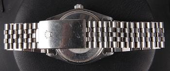 HERRARMBANDSUR, stål, "Air-King", Rolex, Oyster Perpetual. Troligen 1980-tal.