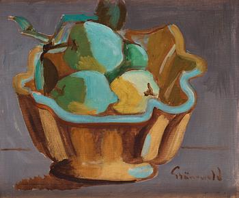 819. Isaac Grünewald, Still Life with Fruits in a Bowl.