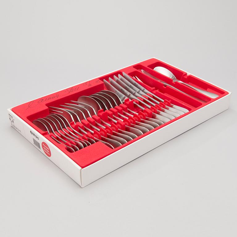 NANNY STILL, ATERINSARJA, 24 osaa, "Mango" Iittala, signeerattu alkuperäispakkaus Nanny Still 3/2 -03.