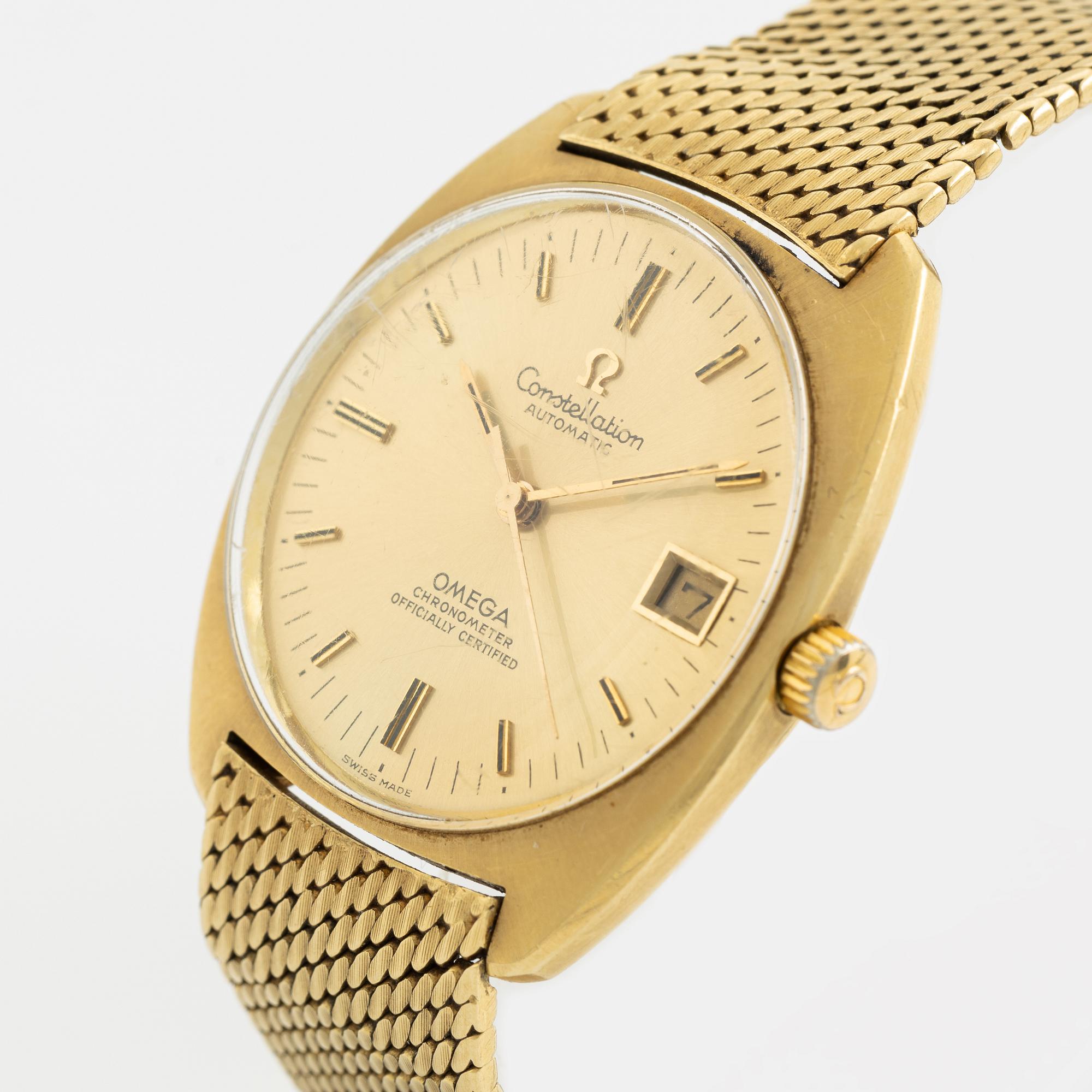 Omega, Constellation, wristwatch, 34,5 mm.
