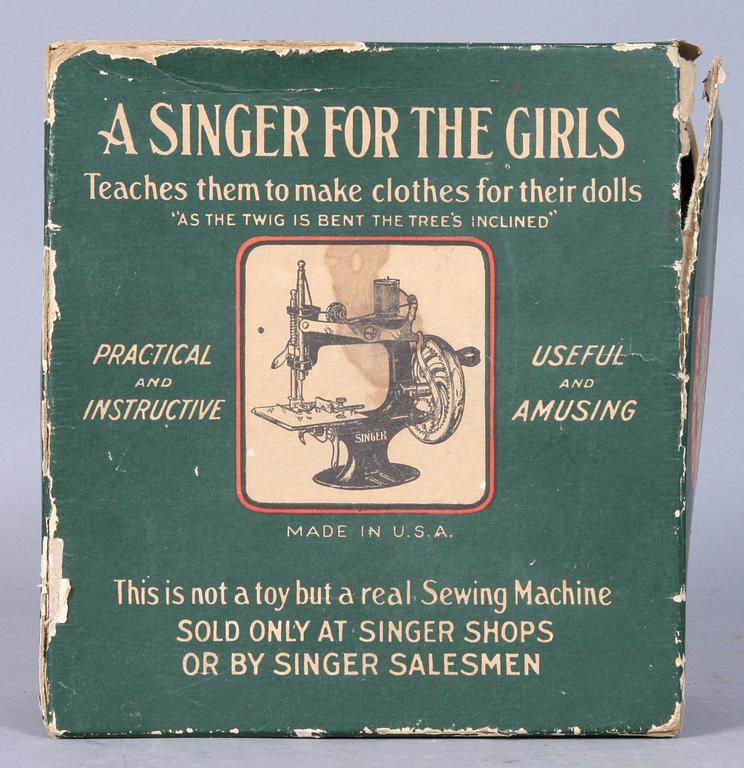 BARNSYMASKIN. Singer. USA, 1920-tal.