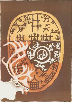 Lars Pirak, Composition with Reindeer.