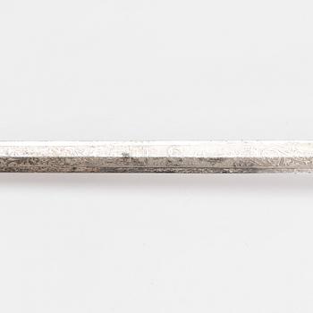 Sword, American, model 1860 for officers, with scabbard.