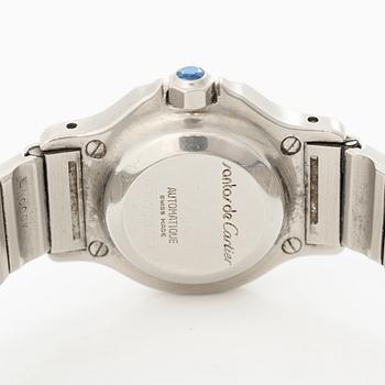 Cartier, Santos Octagon, armbandsur, 24 mm.