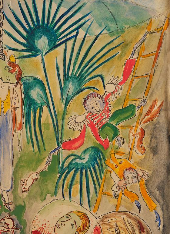 Nils von Dardel, "Visit to an eccentric lady".