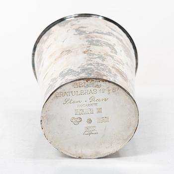 Eric Löfman, Vase, silver, MGAB, Uppsala 1986.