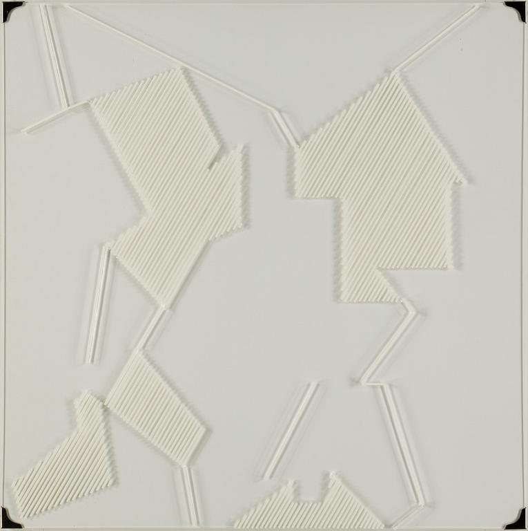 ERIK CHAMBERT, mixed media in plexi box, signed Erik Chambert.