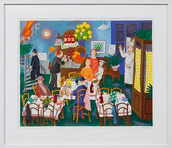Lennart Jirlow · LENNART JIRLOW, färglitografi, signerad, numrerad 1162/1999.
