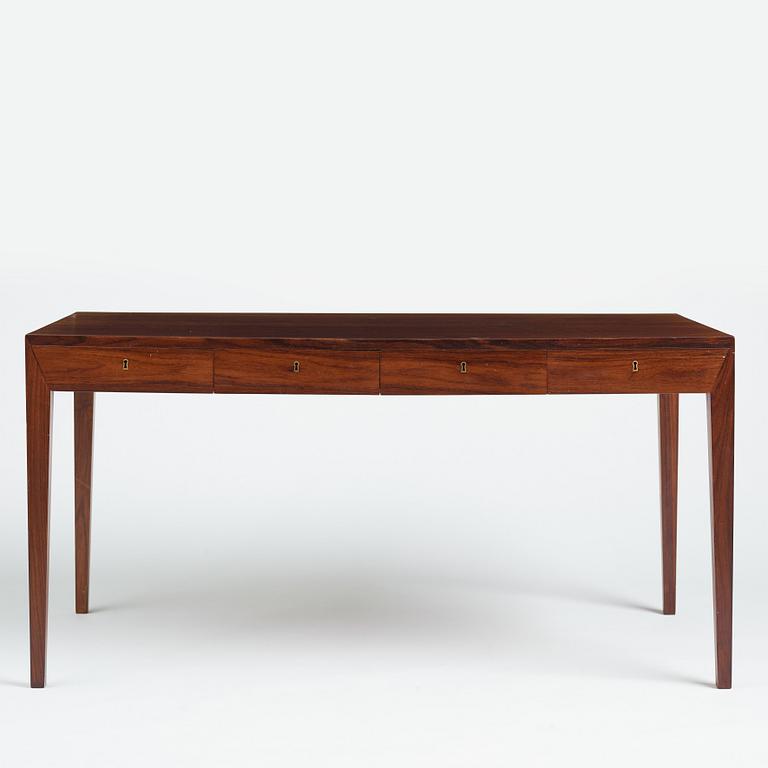 Severin Hansen, a palisander desk, Haslev Møbler, Denmark 1960s.