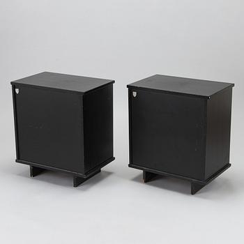 Ilmari Tapiovaara, a pair of 1960s drawers/bedside tables, model 1503, for Asko, Finland.