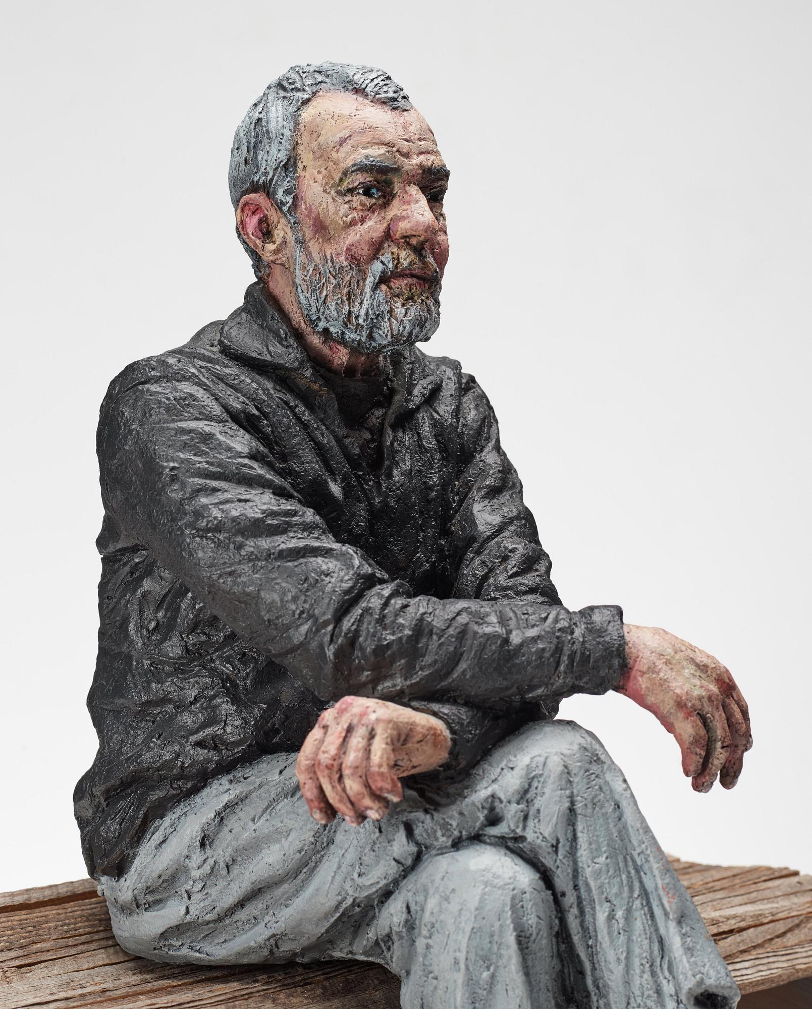 Sean Henry, "Maquette for John (Seated)".