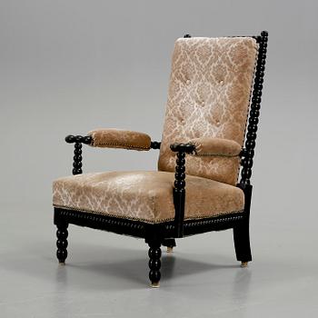 KARMSTOL, barockstil, 1800-talets slut.
