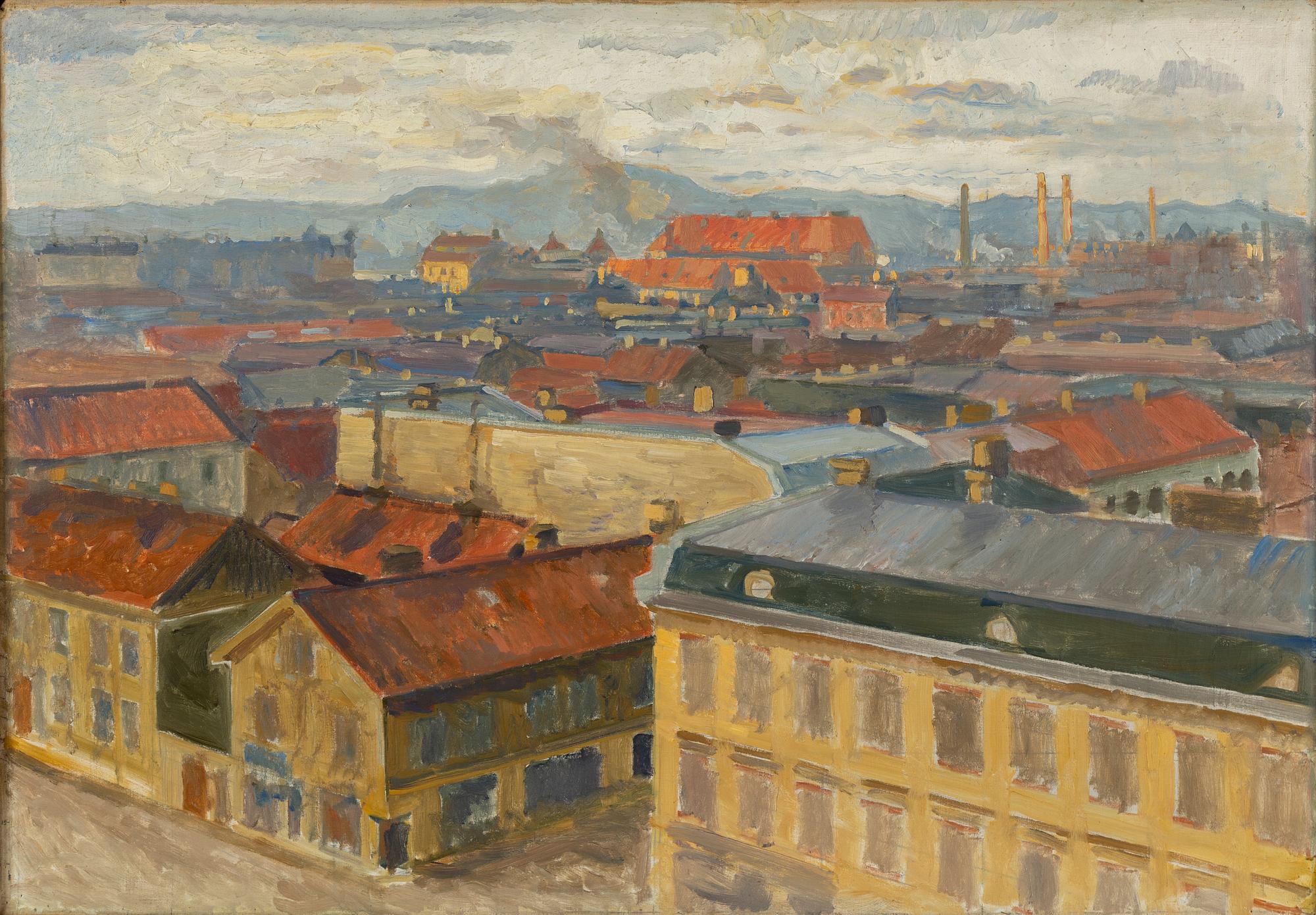 AXEL ERDMANN, olja på duk.