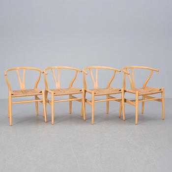 STOLAR 4 st, "Y-stolen", Hans J Wegner, Carl Hansen & Söner.