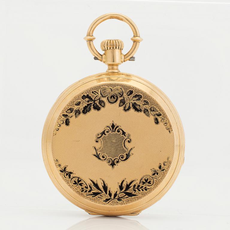 PH. SANDOZ & Co, Geneva, pocket watch, 40 mm, hunting case,