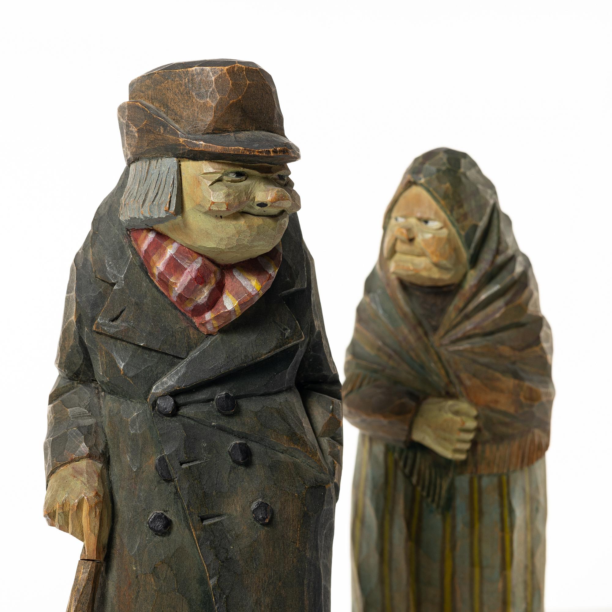 Herman Rosell, Old Man and Old Woman.