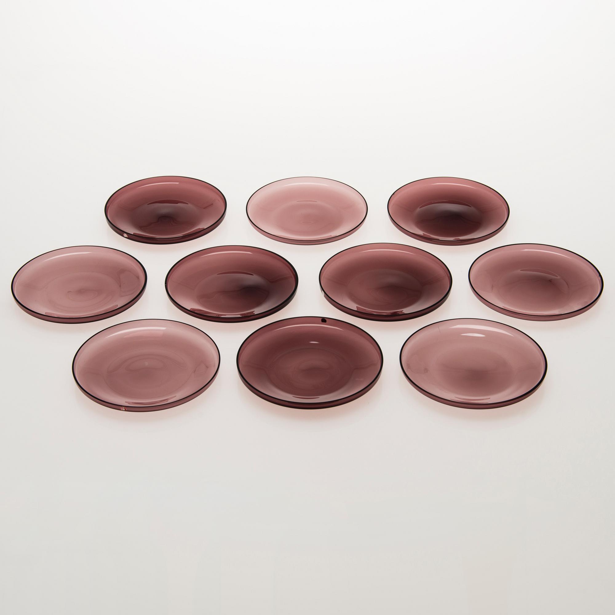 TIMO SARPANEVA, A 36-piece set of the i-line glassware for Iittala. Designed in 1958.