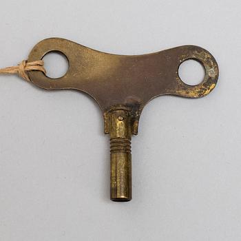 An end of the 19th century stone mantle clock.