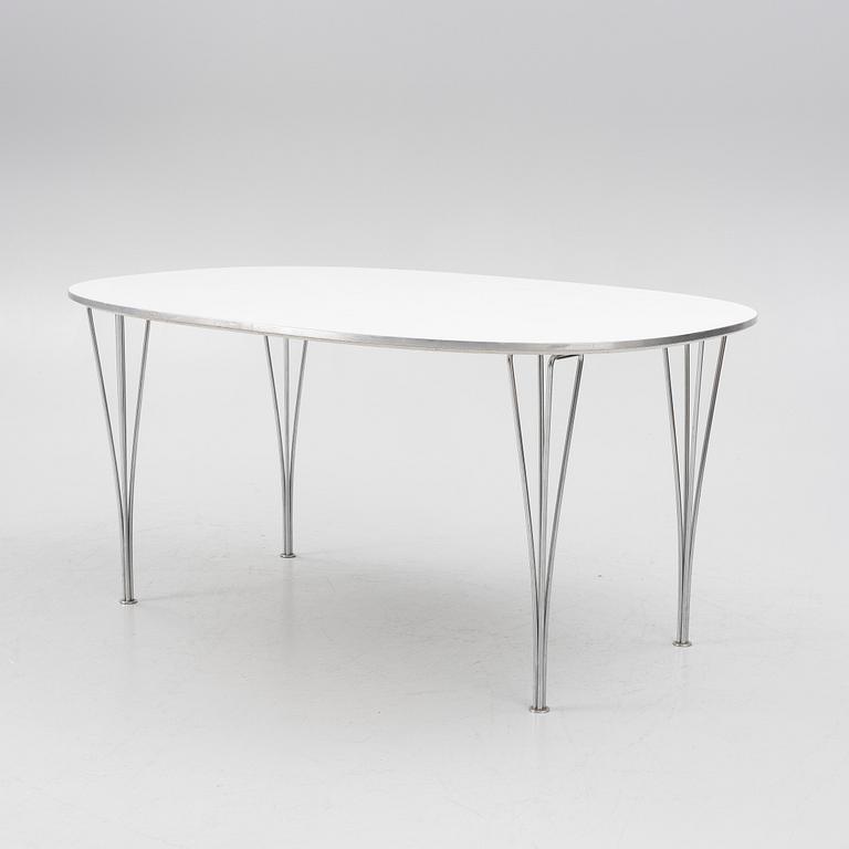 Bruno Mathsson & Piet Hein, matbord, "Superellips", Fritz Hansen, 1983.
