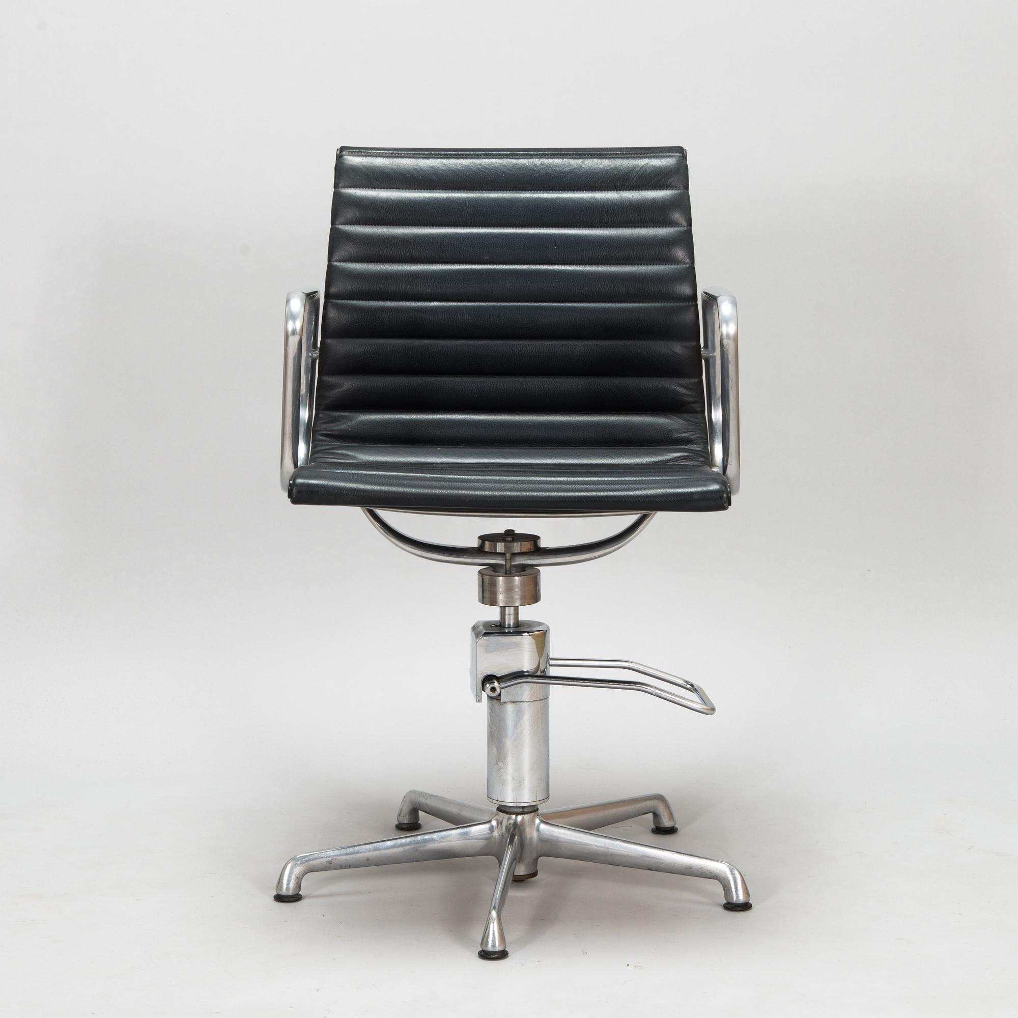 Charles and Ray Eames, armchair, EA 118 for ICF, converted into a hairdressing chair 2000s.