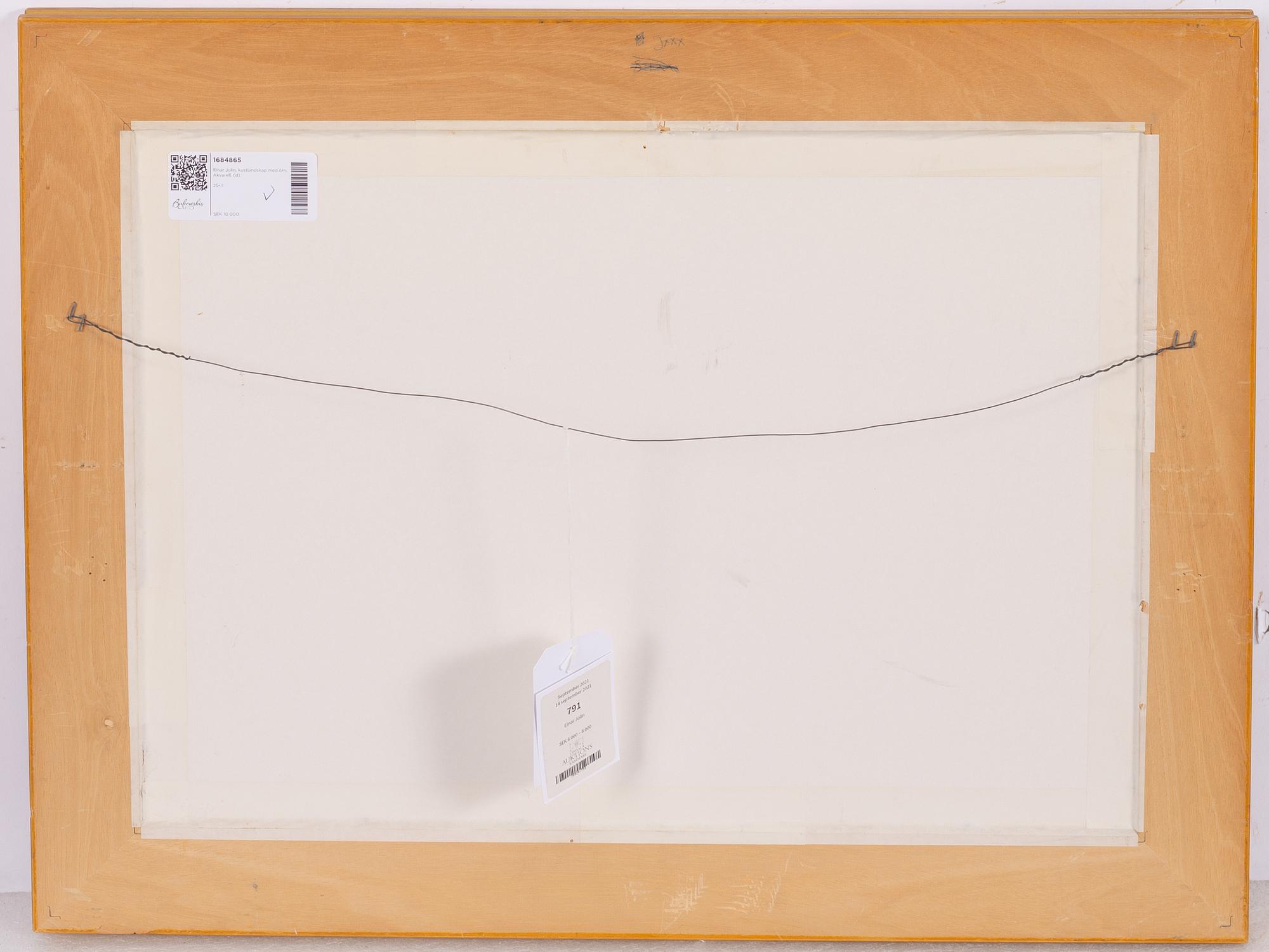 Einar Jolin, Rovfågel vid havsbandet.