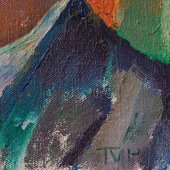 Tora Vega Holmström, oil on canvas, Signed TVH.